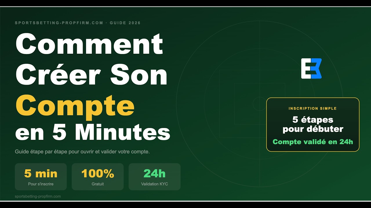 Comment crÃ©er son compte We Bet en 5 minutes