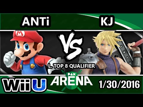 PAX - KJ (Cloud, Sonic) Vs. DM. #THE | ANTi (Mario) SSB4 L Top 8 Qual. - Smash Wii U - Smash 4