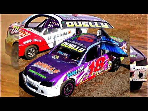 Street Stocks B-Main  Australian Title Redline Raceway 13-3-2016