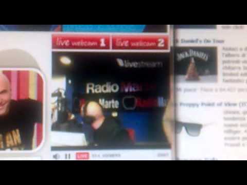 Salvatore Ferraro a radio marte con Gigi Finizio e Gianni Simioli