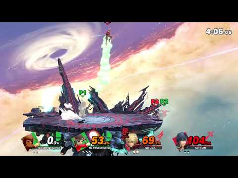 Super Smash Bros. Ultimate - 2x Mii Swordfighter VS Shulk & Chrom