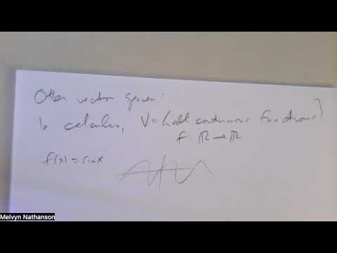 Linear Algebra - Lecture 11 - Fall, 2026