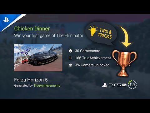 Chicken Dinner Trophy Guide (How To Win Eliminator) - Forza Horizon 5 Ps5 