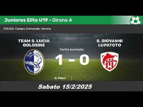 Campionato Juniores Elite U19 VR Girone A.  Team S. Lucia Golosine -  S. Giovanni.
