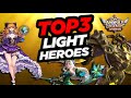 TOP 3 LIGHT HEROES In Mobile Legends Adventure
