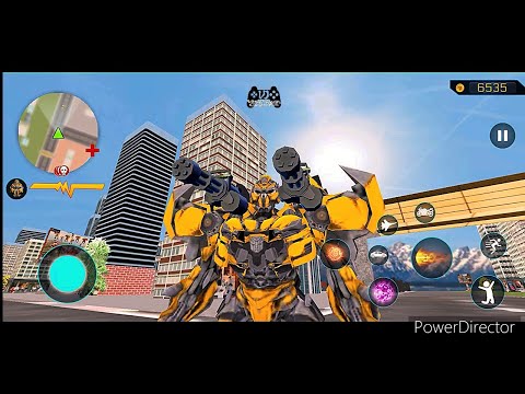 #Autobot #sideswipe save civilians-Jet Robot Car Transformation: Robot Car Games (Grand Robot Fight)