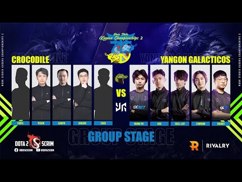 Crocodile vs Yangon Galacticos - Moon Studio Kagura Championships 2 - Group Stage - B02