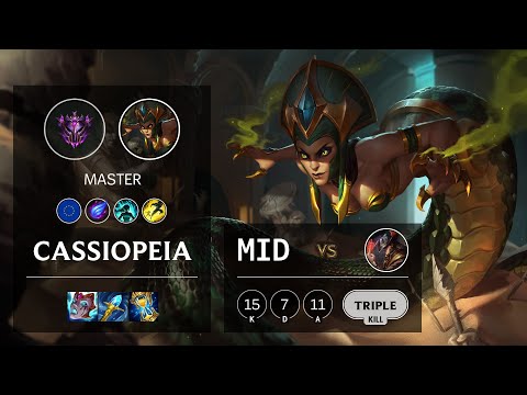 Cassiopeia Mid vs Twisted Fate - EUW Master Patch 11.1