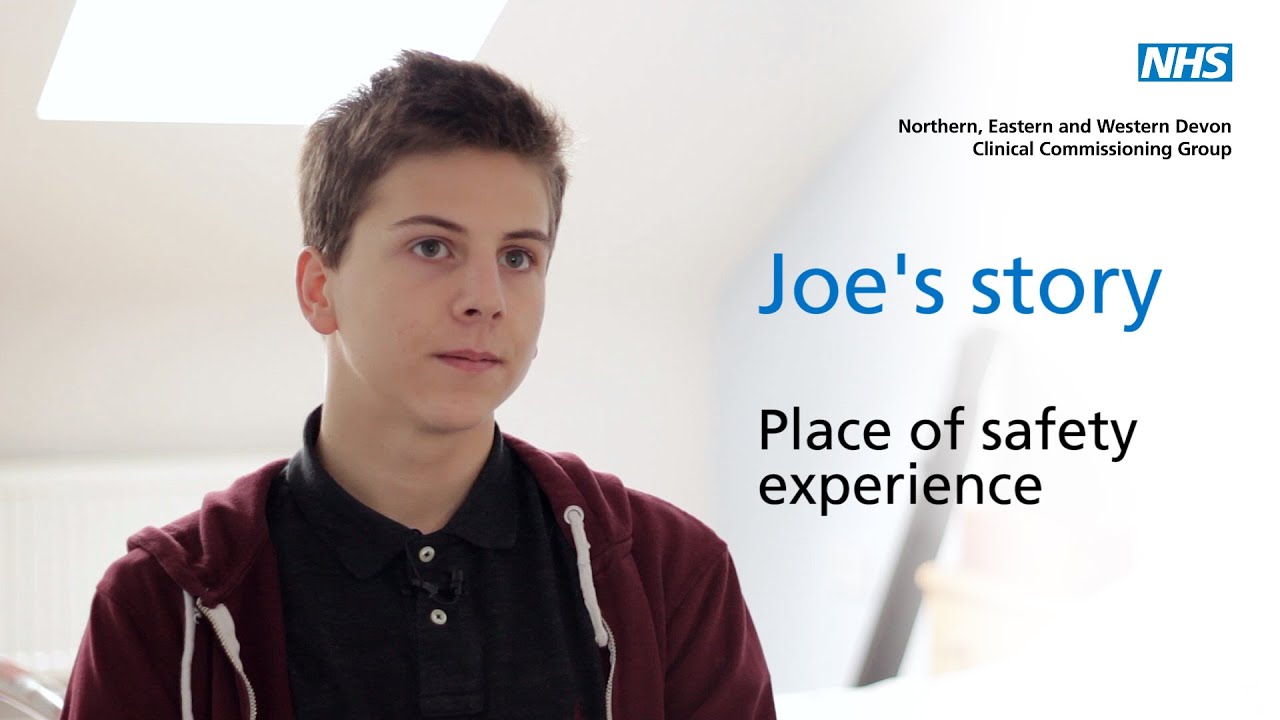 Joe's story - Mental health and place of safety experience