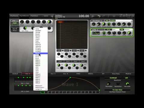 Zebra2 Mini-Tutorial #14 - Spectral FX1: SyncMojo