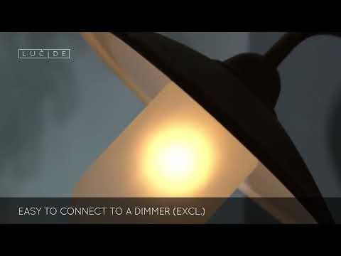 Lucide 11870/01/97 - Outdoor wall light ARUBA 1xE27/60W/230V