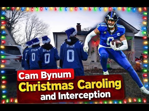 Cam Bynum Goes Christmas Caroling After Monday Night Football With Careless Vibez