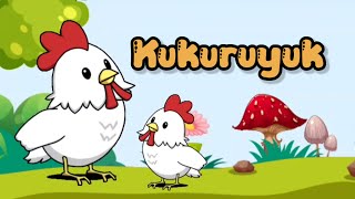 Download lagu Kukuruyuk - Indonesian Children's Song - Chicken Animation // Rooster Crows mp3