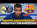 🚨BOMB! MBAPPÉ SURPRISED EVERYONE! THIS WAS COMPLETELY UNEXPECTED! BARCELONA NEWS TODAY!