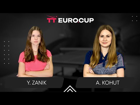 19:40 Yulianna Zanik - Alina Kohut 08.10.2025 TT Euro.Cup Women Ukraine Star. TABLE 4