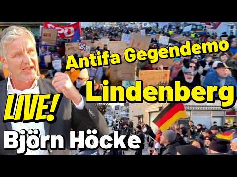LIVE ❗ Björn Höcke in Lindenberg & GEGENDEMO AfD Bayern Allgäu Kommunalwahlen Redeverbot aufgehoben