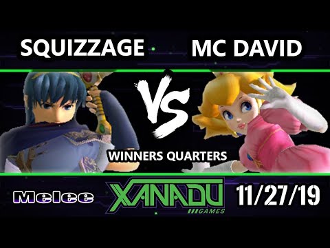 S@X 330 SSBM - squizzage (Marth) Vs. MC David (Peach) Smash Melee Winners Quarters