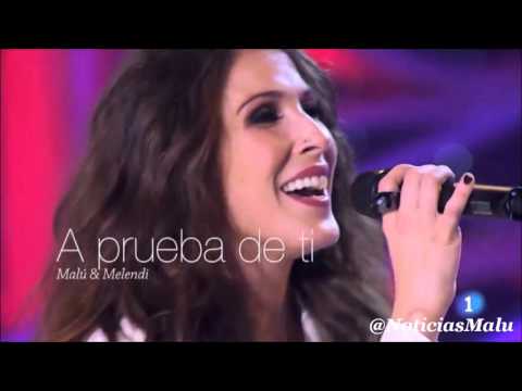 Malú y Melendi "A prueba de ti" - Especial Nochebuena | 24/12/2015 | @NoticiasMalu