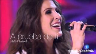 Malú y Melendi "A prueba de ti" - Especial Nochebuena | 24/12/2015 | @NoticiasMalu