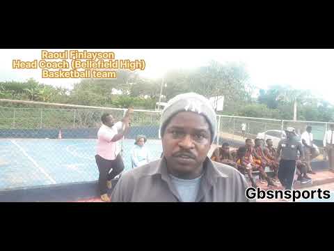 Raoul Finlayson Head coach of the Bellefield High Basketball team 14-11-2022