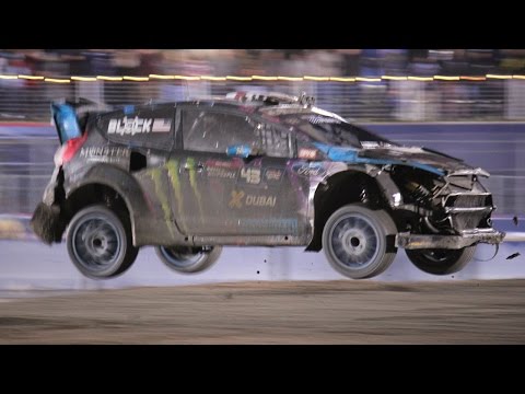 RIDE-A-LONG w/ Ken Block in the Hoonigan Racing Ford Fiesta @ RedBull GRC SEMA