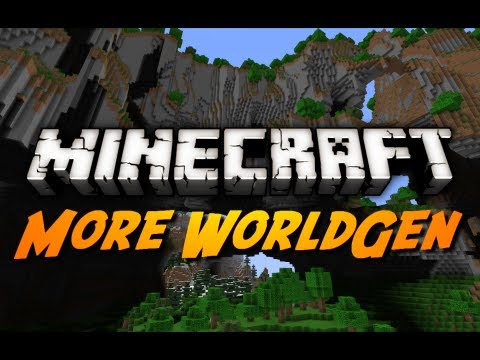 Minecraft Mod Review: WORLD GENERATION EDITOR 2! (256 World Height - Easy Mode)