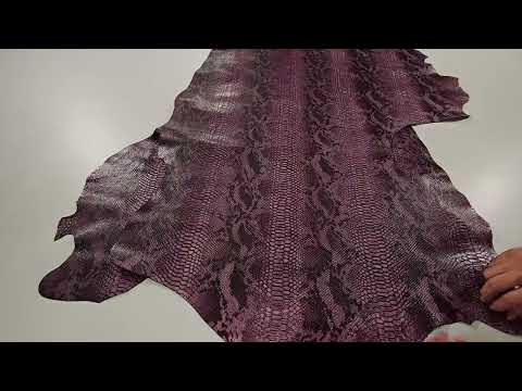 SNAKE  EMBOSSED LEATHER  3385