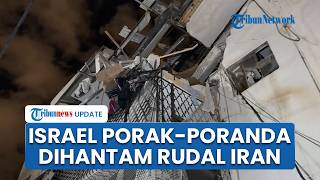Rudal Balistik Iran Buat Bangunan di Israel Hancur Porak-poranda, Puing Berserakan: 9 Orang Terluka