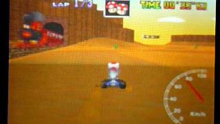 MK64 - former world record on Kalimari Desert - 2'05''07 (NTSC: 1'44''02)