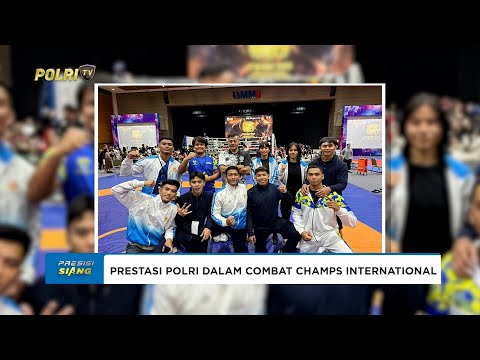 PERSONEL POLDA JABAR BRIPDA SYAHRUL FAUZI RAIH JUARA 3 KEJUARAAN GULAT INTERNASIONAL