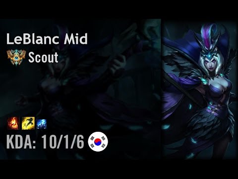 LeBlanc Mid vs Fizz - Scout - KR Challenger Path 6.6