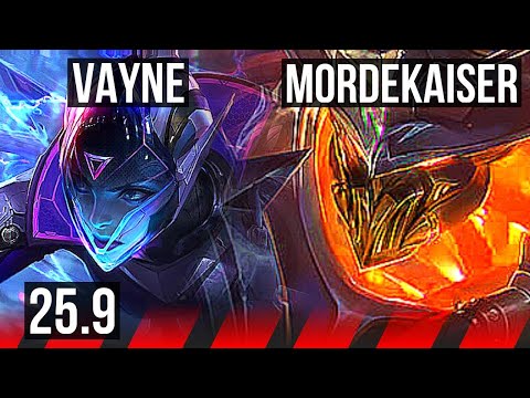 VAYNE vs MORDEKAISER (TOP) | KR Diamond | 25.9