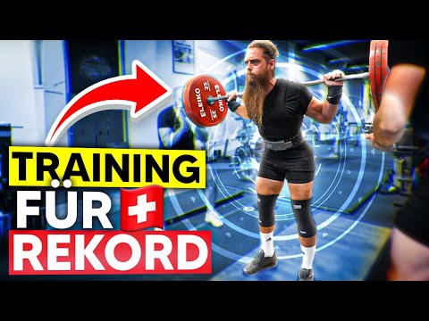 Hole ich mir den Schweizer Rekord im Kniebeugen (215KG)