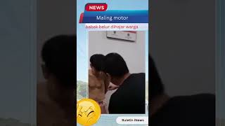 Download lagu Maling motor babak belur dihajar warga mp3