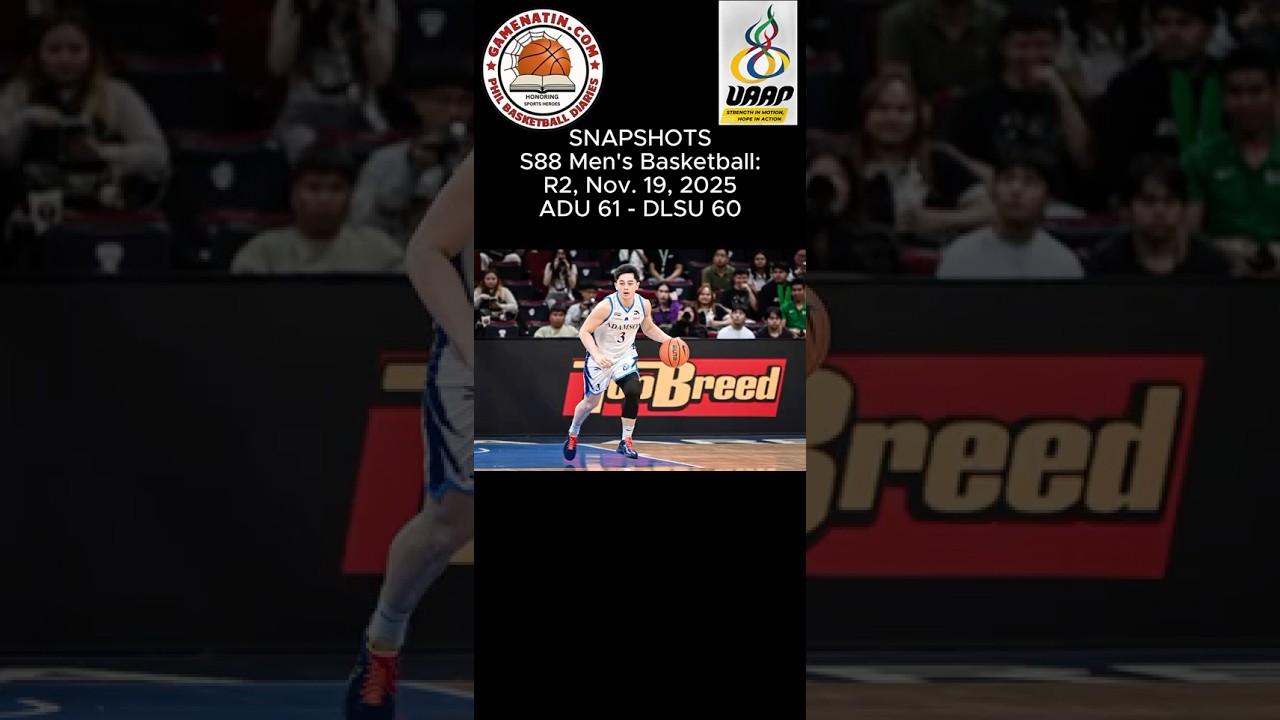 Snapshots: Men's Basketball - Adamson 61 - DLSU 60