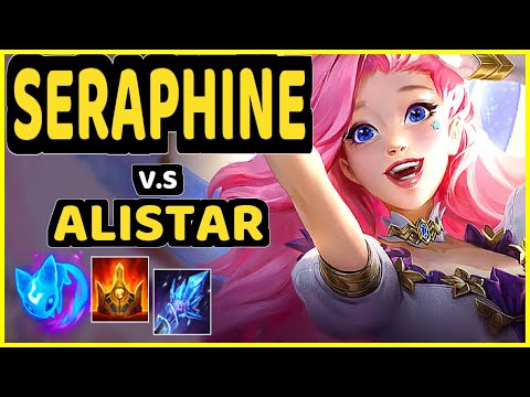 LOOP (SERAPHINE) vs ALISTAR - BOTTOM SUPPORT GAMEPLAY - BR Ranked GRANDMASTER