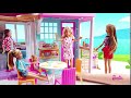 Domčeky pre bábiky Barbie Párty dom v Malibu HCD50