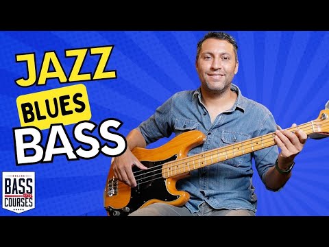 How To Improvise Walking Bass Lines Over A JAZZ BLUES