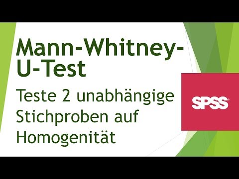 Mann-Whitney U test - prerequisites, function and interpretation - data analysis in SPSS