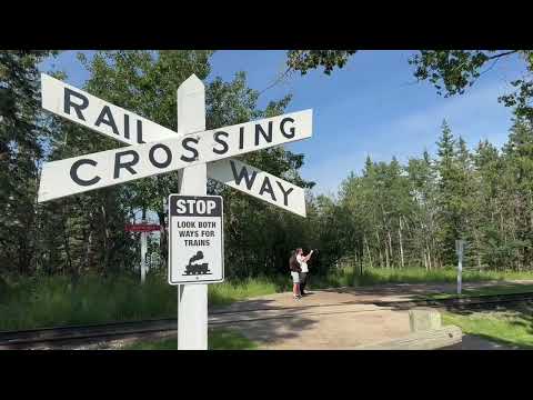 Heritage Park Calgary - Steam locomotive train C.P.R. No. 2024 Canadian National August 2025