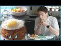 Today's lunch menu: Fabian's Kimchi Fried Rice!  l Home Alone Ep 447 [ENG SUB]