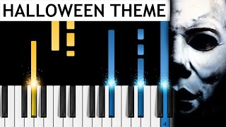 Halloween Theme - Piano Tutorial - How to play John Carpenter's Halloween on piano