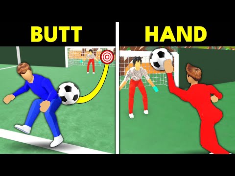 Scoring 1 INSANE Goal For Every Body Part In Realistic Street Soccer! (Roblox)
