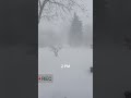 Snow Winetr Storm 2023 Blizzard Time-lapse #shorts #timelapse #snowstorm