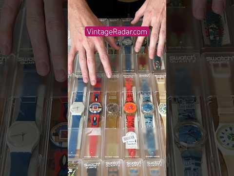 100 Vintage-Swatch-Uhrenkollektion zum Verkauf #swatch #vintagewatches #watches
