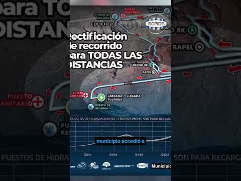 Atentos corredores: el municipio modificó el recorrido del Trail Aniversario  #generalroca