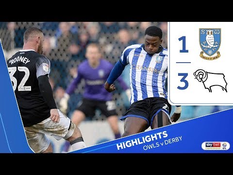 Sheffield Wednesday 1 Derby County 3 | Extended highlights | 2019/20