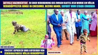 Vincent Kipkoech kann durch eine Verordnung des ewigen Blutes JESU gehen