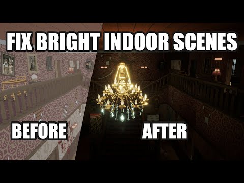 Fix too Bright Indoor Scenes for Horror Games | Environment Light in Unity Tutorial