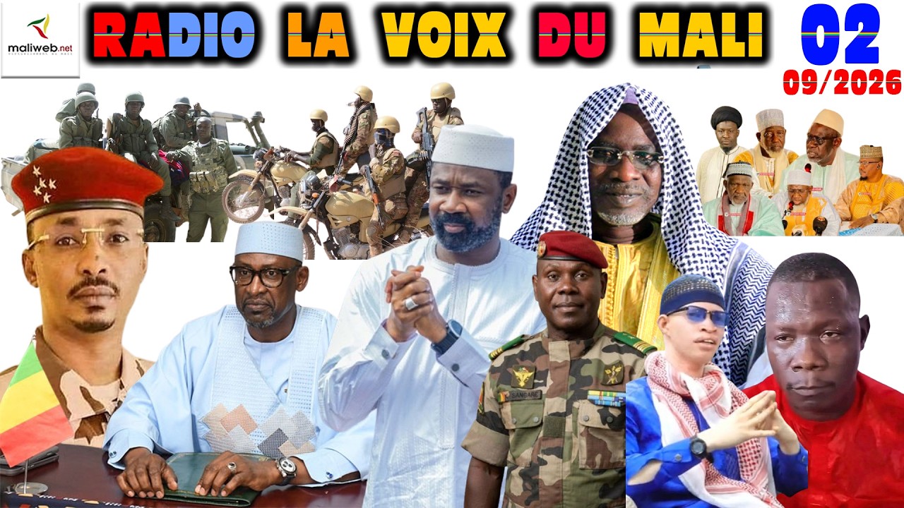 La Revue de Presse de la RADIO LA VOIX DU MALI du 02 Septembre 2026
